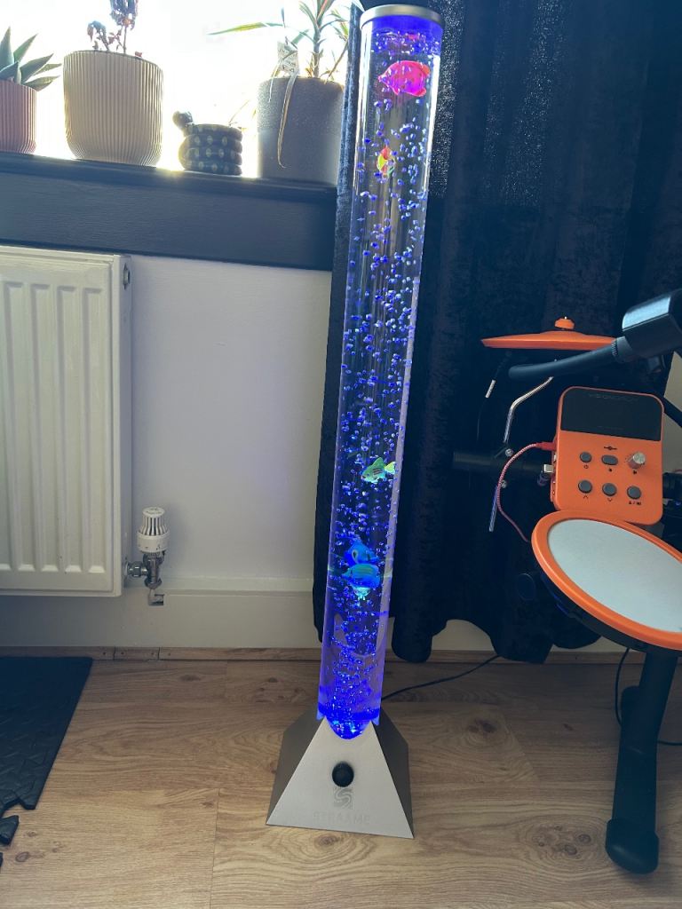 (SOLD) Bubble Fish Lamp