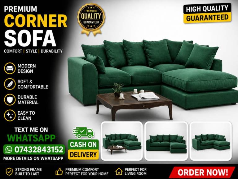 High-End Reclining Sofa for Relaxed Everyday Living