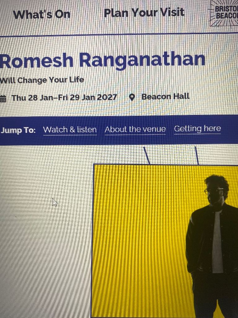 Romesh Ranganathan tickets Bristol 