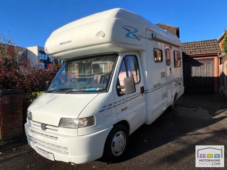 Compass Drifter 390 4 Berth 6 Belt Peugeot 2.4 Diesel Overcab Bed