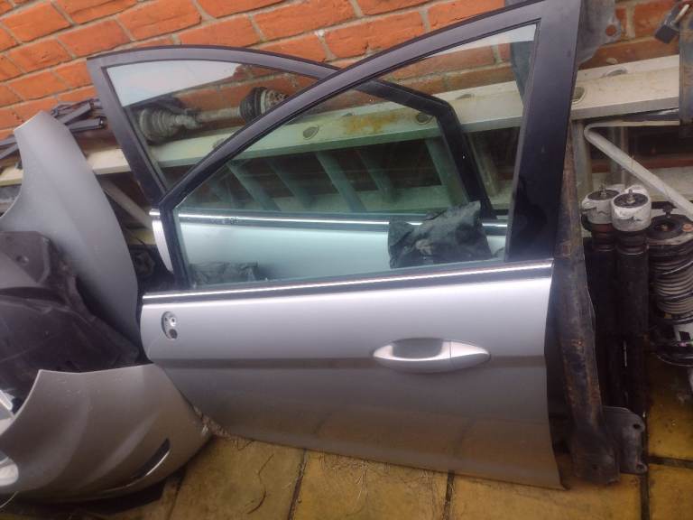 5 Door Ford Fiesta Mk7 Front Passenger Side Door - Moondust Silver 