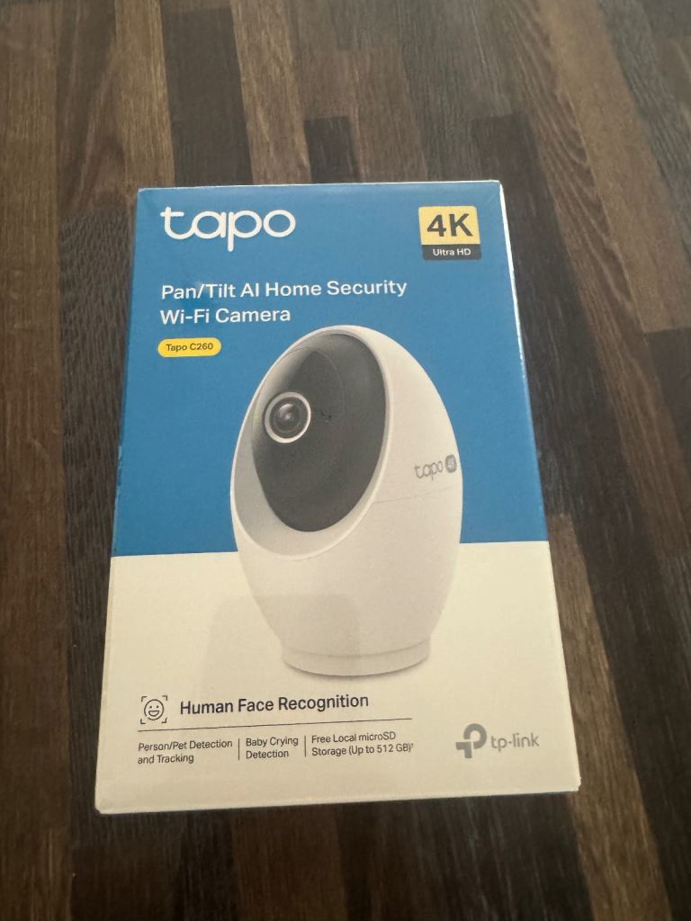 tapo
Pan/Tilt Al Home Security
Wi-Fi Camera