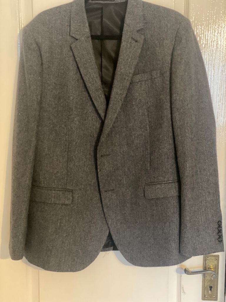 Smart Grey Men's Blazer/Jacket – Good Condition