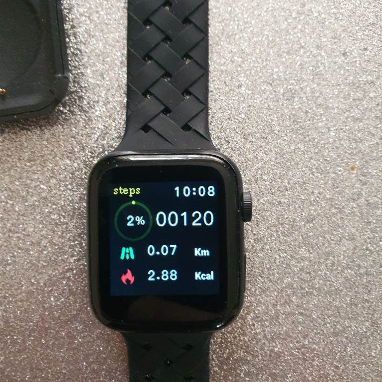 Smart watch with charger sim card slot and plenty features 