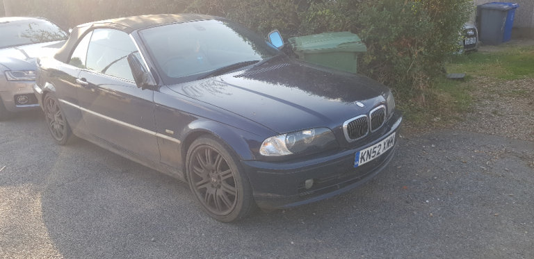 Breaking BMW 320ci convertible orient blau 2.2l manual