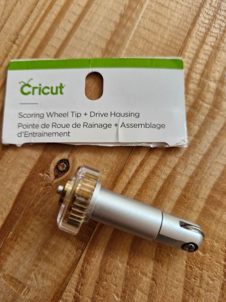 Cricut scoring wheel tip and drive housing