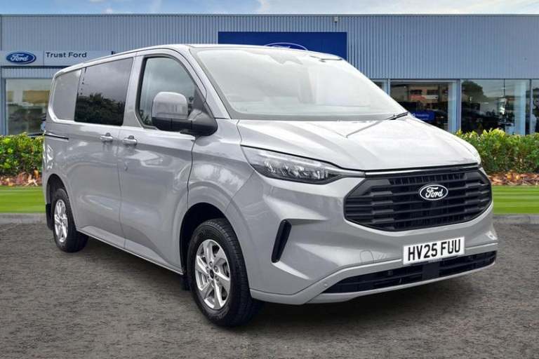 2025 Ford Transit Custom 320 Limited L1 SWB Double Cab In Van 2.0 EcoBlue 136ps Low Roof Manual C...