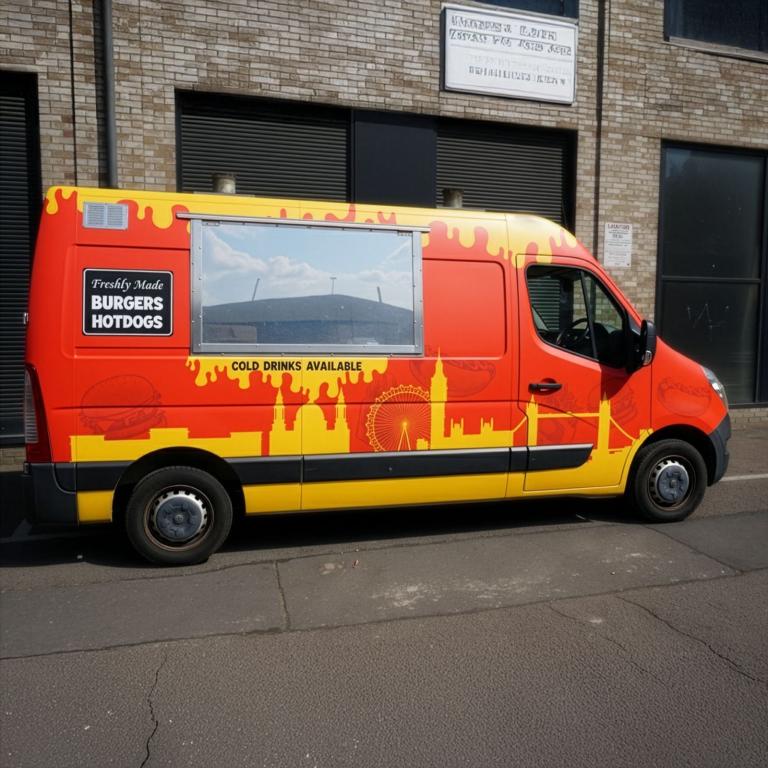 Burger & Hotdog Van Catering truck 