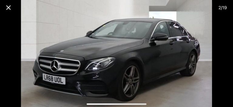 2018 Mercedes-Benz E Class 2.0 E200 AMG Line Saloon 4dr Petrol G-Tronic+ Euro 6 (s/s) (184 ps) Sa...