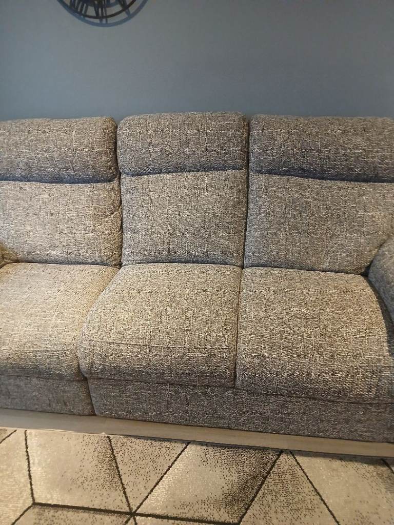 Comfortable Fabric Sofa and Armchair Set – Good Condition