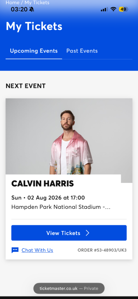 Calvin Harris tickets 