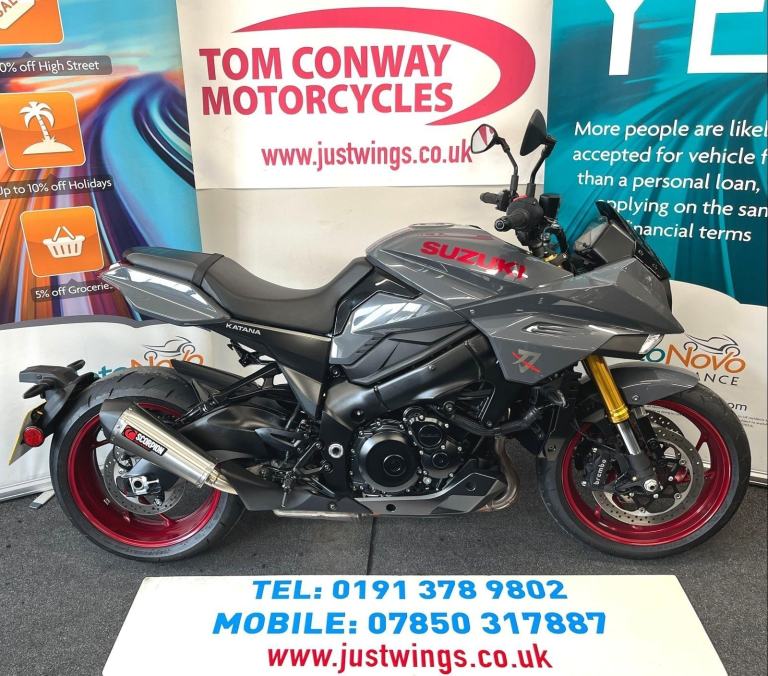 SUZUKI KATANA 1000 GSX-S, 2023(23), 1 OWNER, 3,520 MILES, FSH, IMMACULATE, £7995
