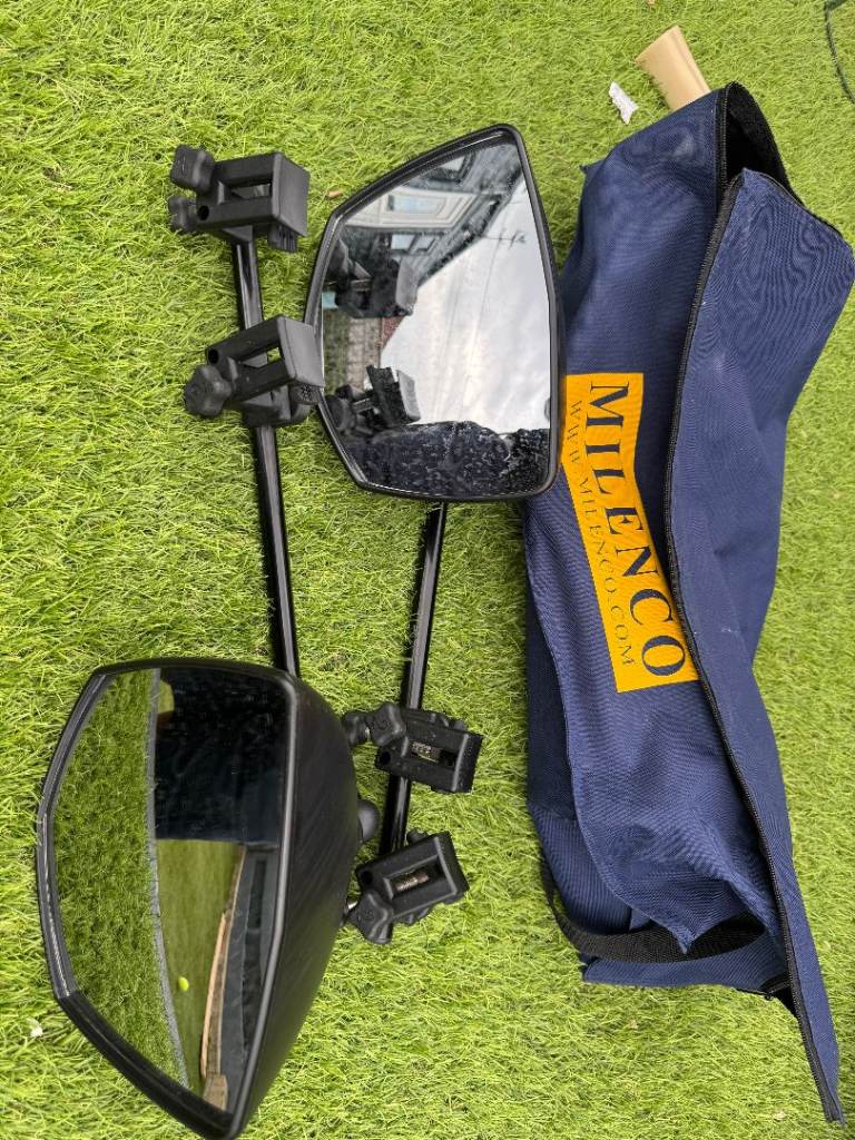 Milenco Towing Mirrors to suit 2.4 m wide caravans