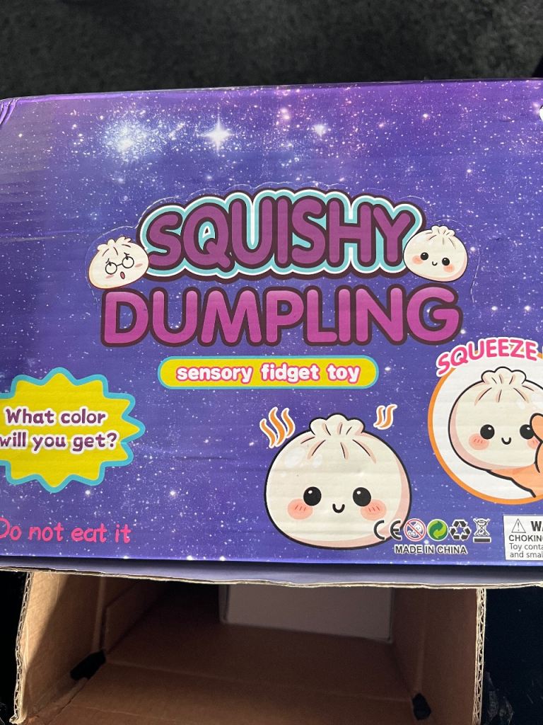 New in box 12x squishy dumplings 