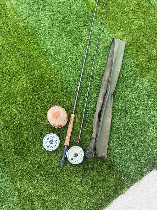 Fly fishing rod and reels