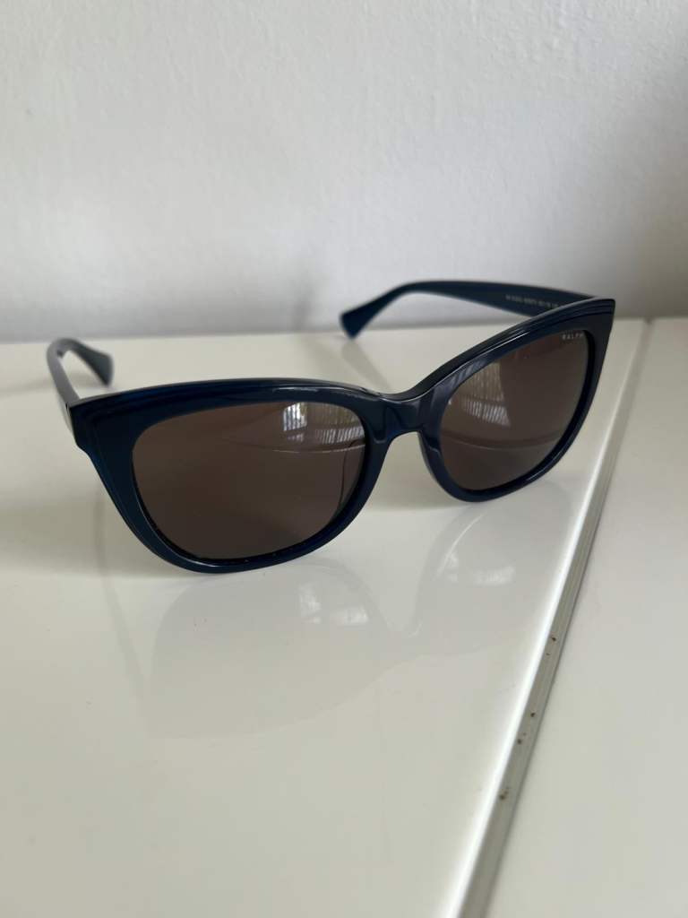 Brand New Ralph Lauren Cat Eye Sunglasses - Blue