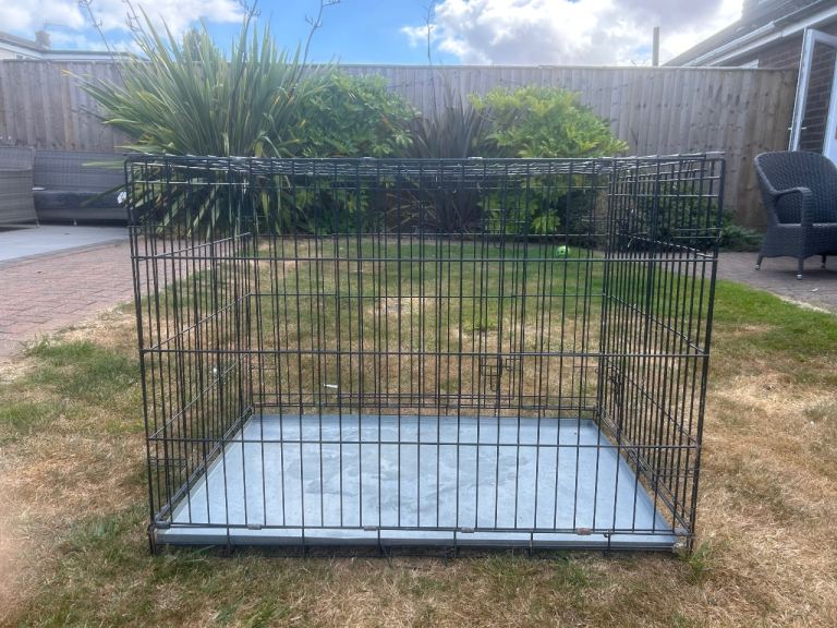 Large foldable dog cage