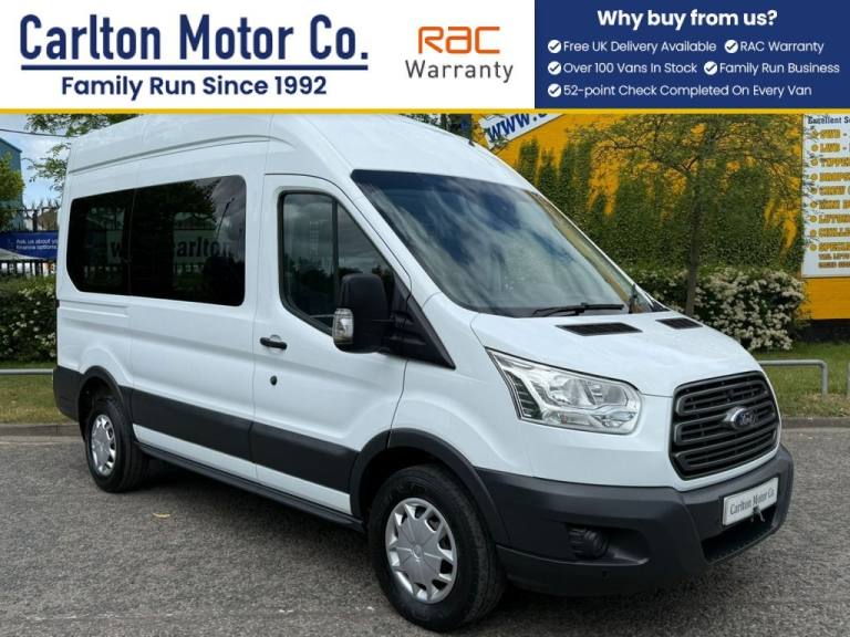 2018 Ford Transit 2.0 350 EcoBlue L2 H3  inch WINDOW VAN  inch Euro 6 (130 ps) Window Van Diesel ...