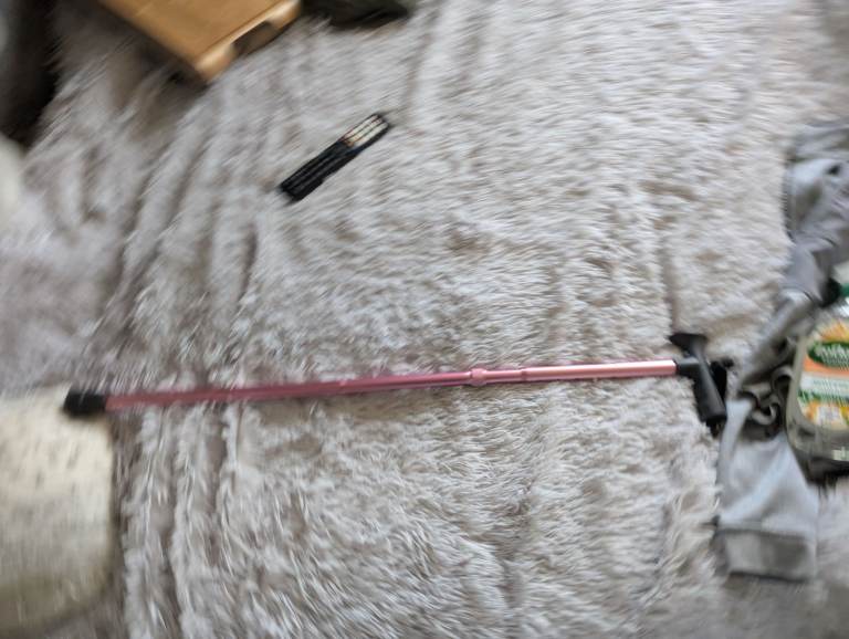 Folding walking stick 