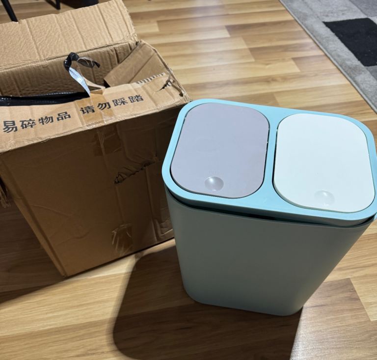 Bin 12L double compartment 