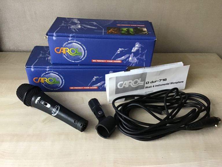 2 x Carol D dur-716 Music & Instrumental Microphone 