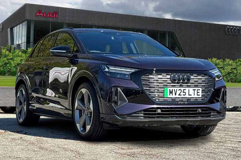 2025 Audi Q4 e-tron 210kW 45 82kWh Black Edition 5dr Auto SUV Electric Automatic