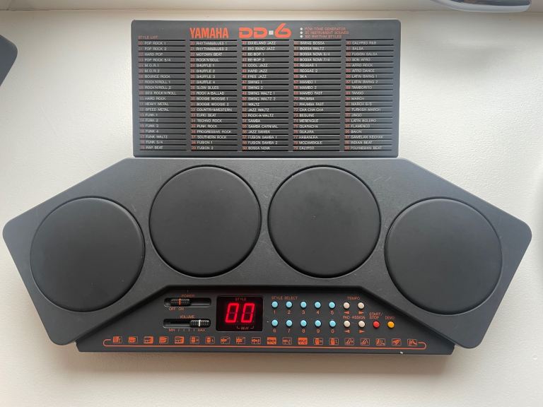 Electric drum kit. Digital percussion. 