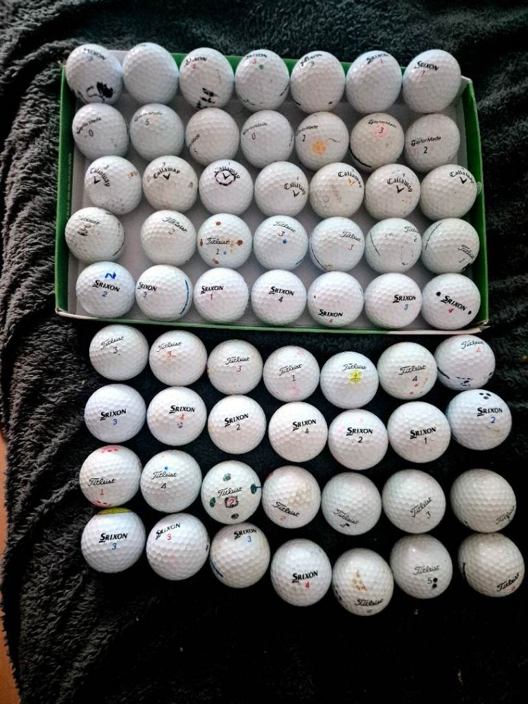 Large Bundle of Used Golf Balls - Various Brands