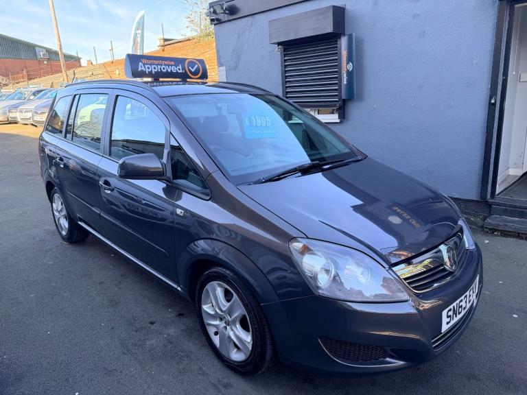 2013 Vauxhall Zafira 1.6i [115] Exclusiv 5dr MPV Petrol Manual