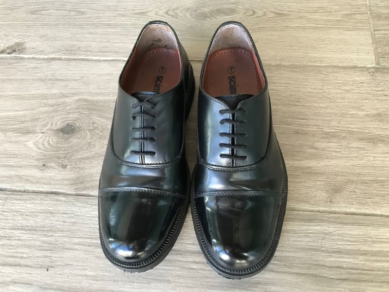 Scimitar Black Formal Shoes Size 7