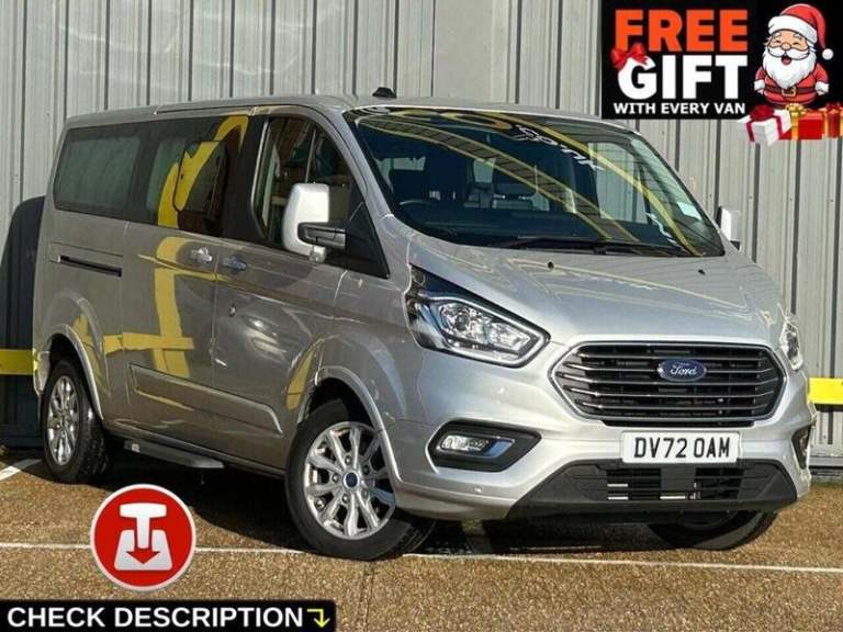 2022 Ford Tourneo Custom 2.0 320 EcoBlue Titanium Minibus Double Cab 5dr Diesel Auto L2 Euro 6 (s...