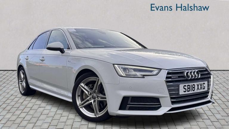 2018 Audi A4 2.0 TDI 190 Quattro S Line 4dr S Tronic [Ltr/Alc] Saloon Diesel Automatic