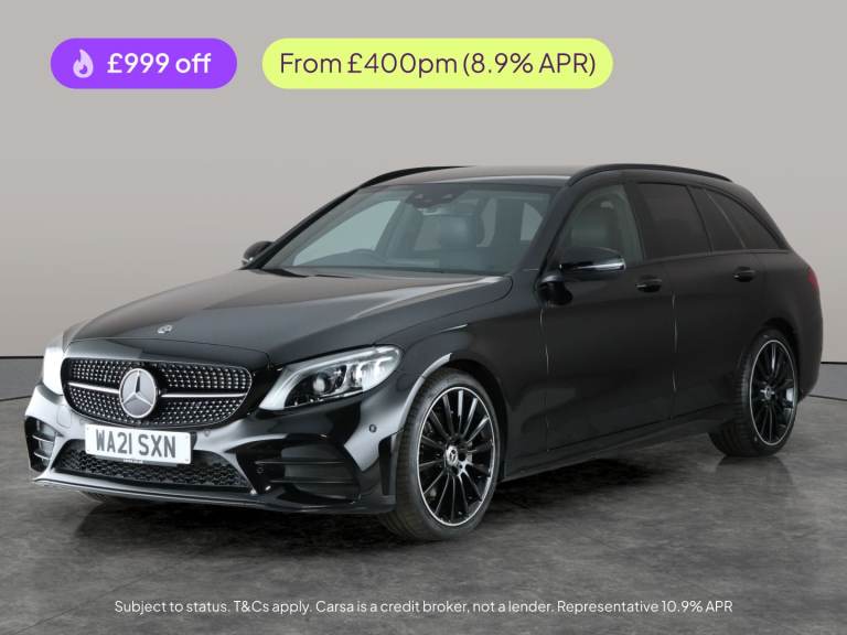 2021 Mercedes-Benz C Class 1.5 C200 MHEV AMG Line Night Edition (Premium) Estate 5dr Petrol G-Tro...