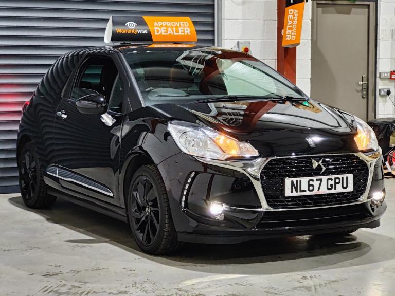 CITROEN DS3 ; 1.2 PETROL; 80 BHP; CONNECTED CHIC; 5 DOOR; 5 SPEED MANUAL; BLACK;