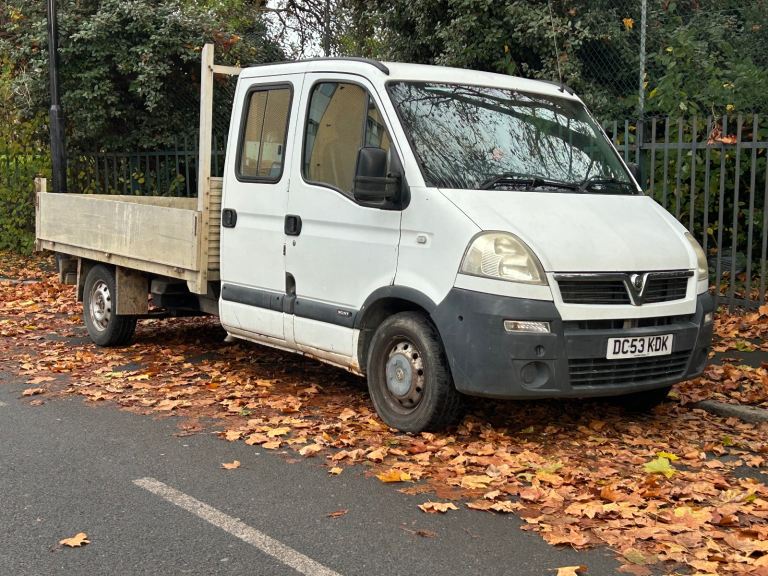 MOVANO 3500 CDTI LWB DOUBLE CAB DROPSIDE LOW MILES 