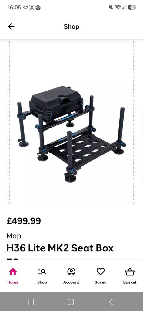 MAP H36 Lite MK2 Seat Box – Brand New