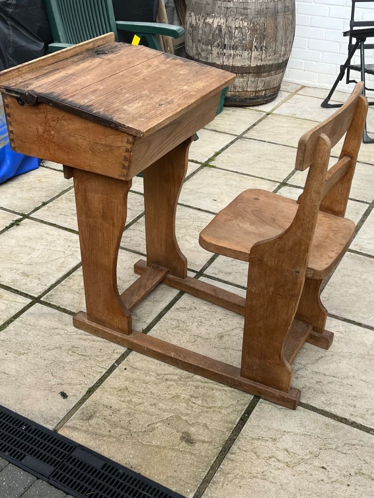Antique school desk 