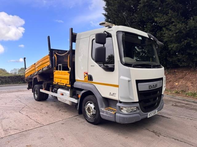 2017 DAF LF 180 E6 11ft drop side tipper 4ft front drop side tar chutes tow bar