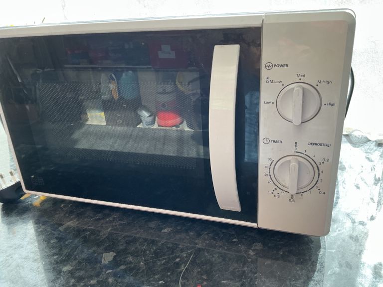 White microwave manual £20.00