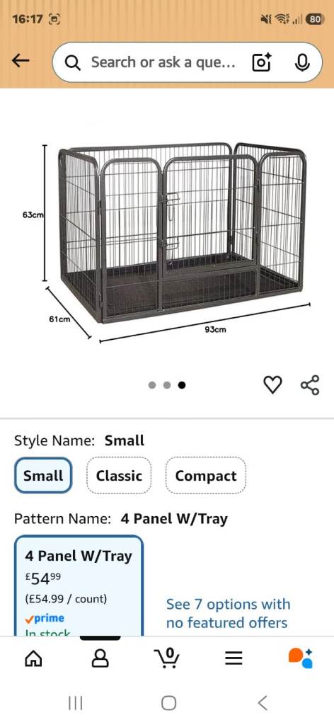 Puppy or small dog pen