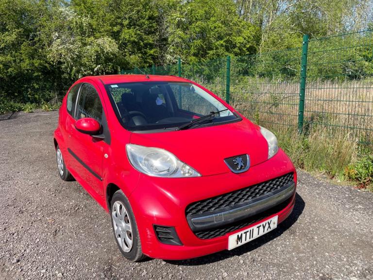 PEUGEOT 107 1.0 URBAN 11 REG RED 3 DOOR MOT JULY 18TH 2026 TAX £20 SERVICE HISTORY 60+MPG