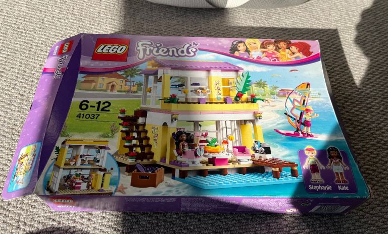 image for Lego Friends Stephanie’s Beach House Set 41037 Boxed & 100% Complete