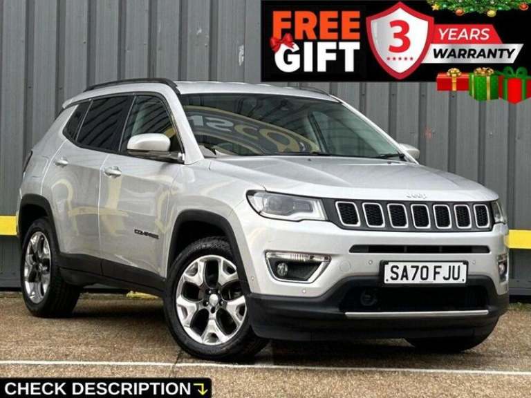 2020 Jeep Compass 1.4T MultiAirII Limited SUV 5dr Petrol Manual Euro 6 (s/s) (140 ps) SUV Petrol ...