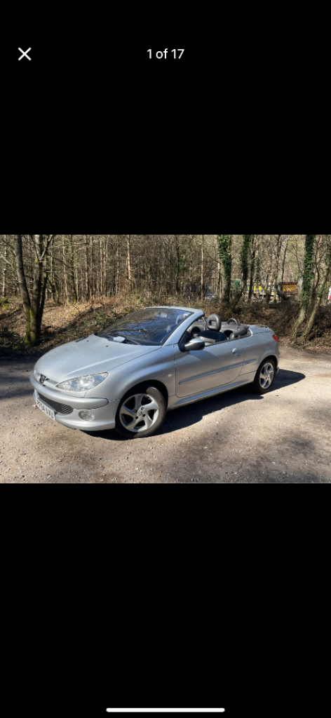 Peugeot Convertible 2004 – 1.6 Petrol 