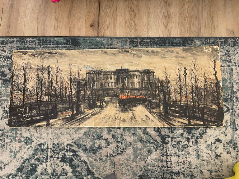LONDON MORNING PRINT BY ARTIST RONALD FOLLAND Large Size Canvas