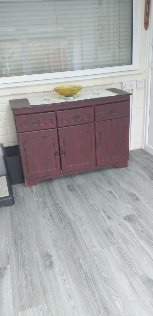 Dark oak sideboard