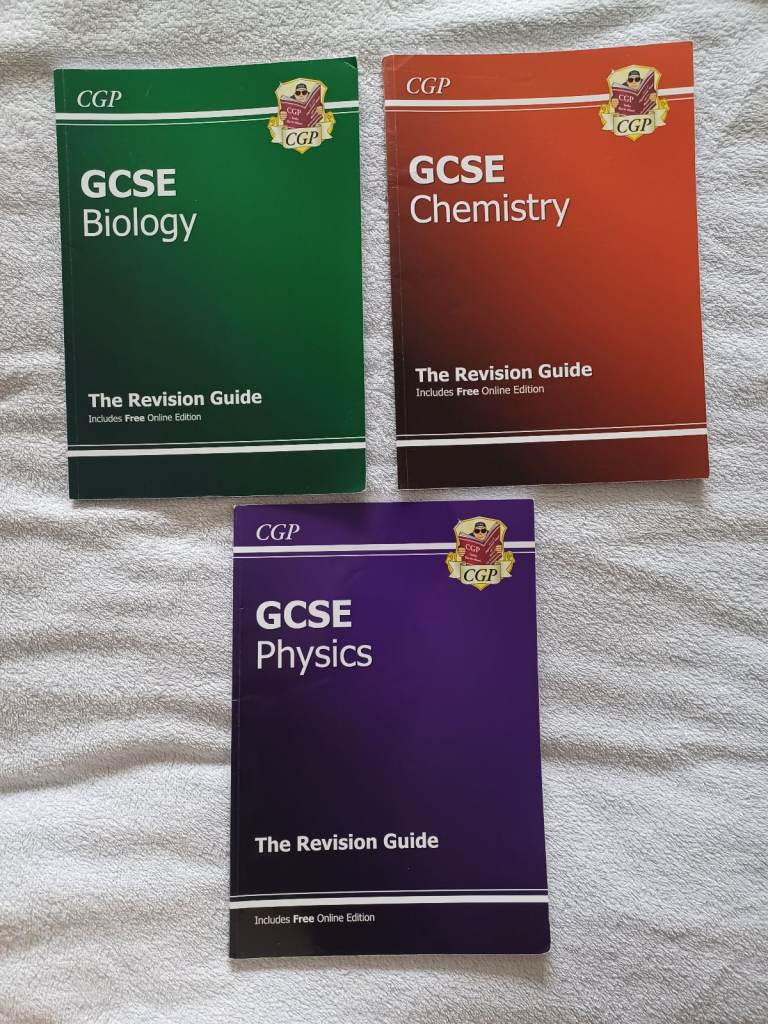 CGP Revision Guides in Chemistry,Biology and Physics