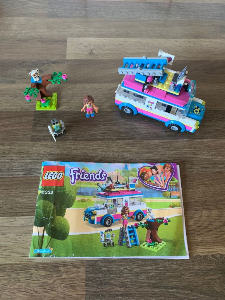 Lego friends 41333 Olivia,s mission vehicle complete set
