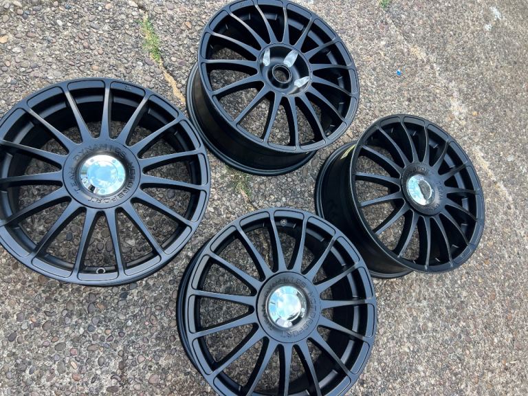 x4 Team Dynamics Monza R 17” 7J Black Alloy Wheels (Brand New)