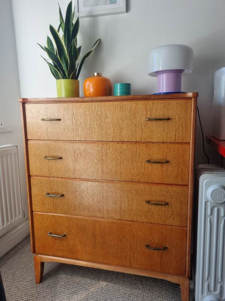 Mid century teak Lebus (link) drawers 